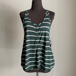 Kensie sz S  stripe tunic tank top NWT